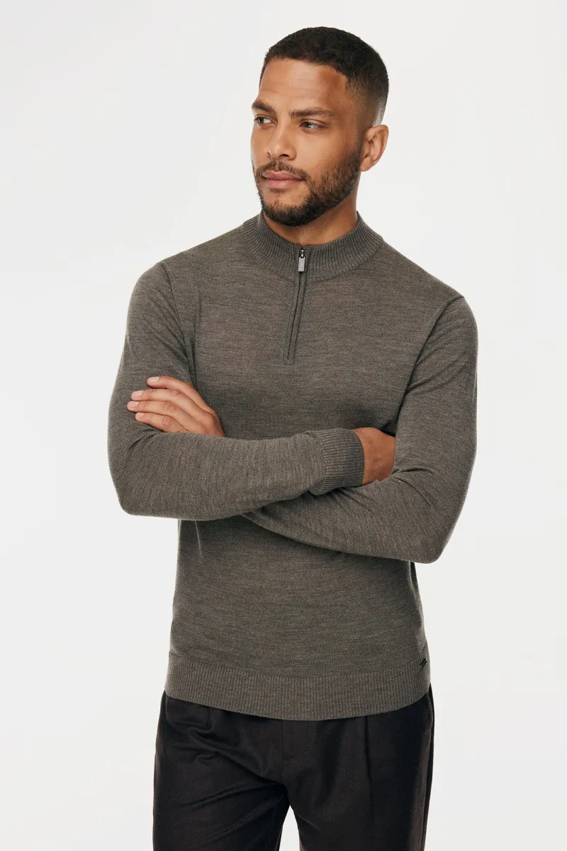 Turtle Zip | Donkerbruin