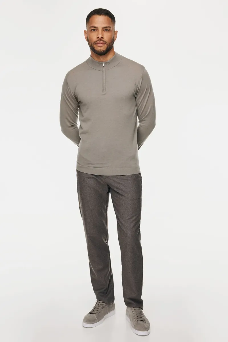Turtle Zip | Light Taupe