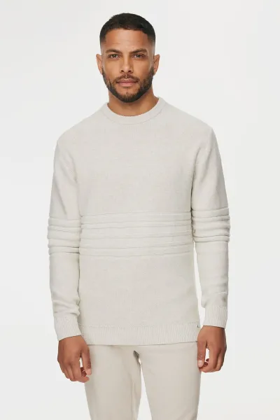 Textured Roundneck | Off White