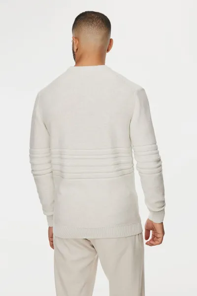 Textured Roundneck | Off White