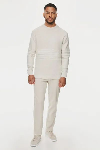 Textured Roundneck | Off White