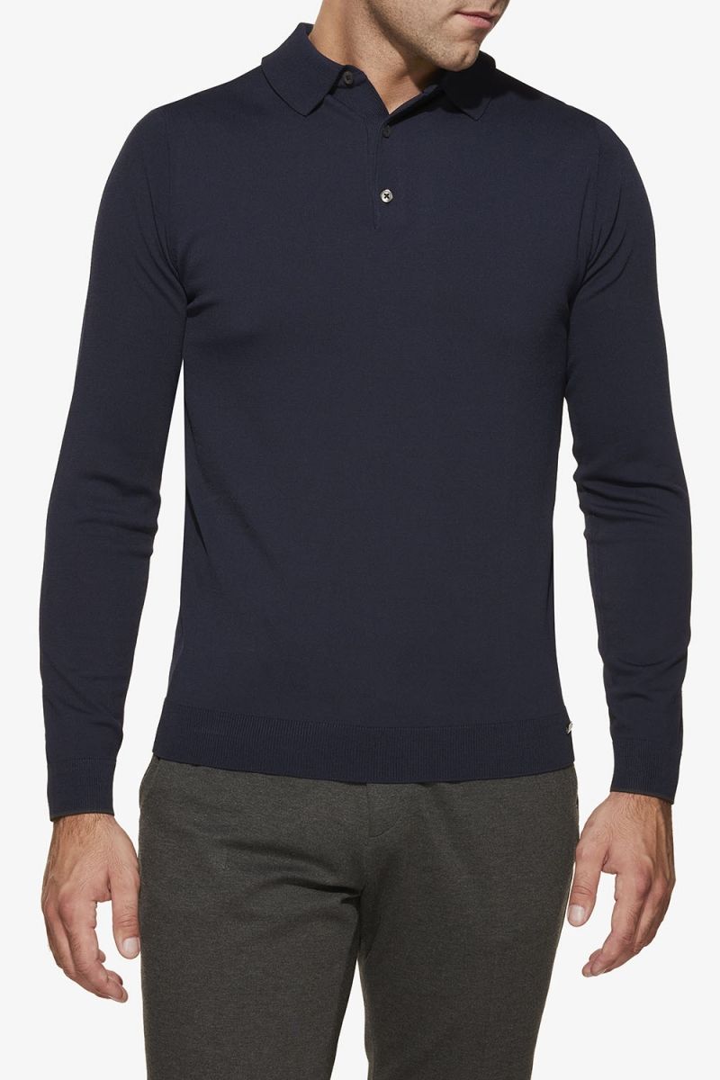 Cool dry polo donkerblauw