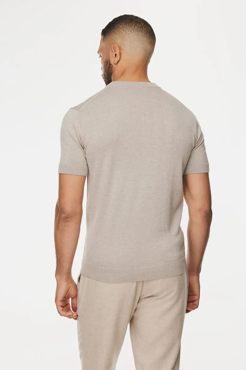 Roundneck T-shirt | Beige