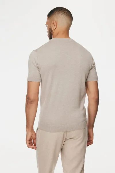 Roundneck T-shirt | Beige