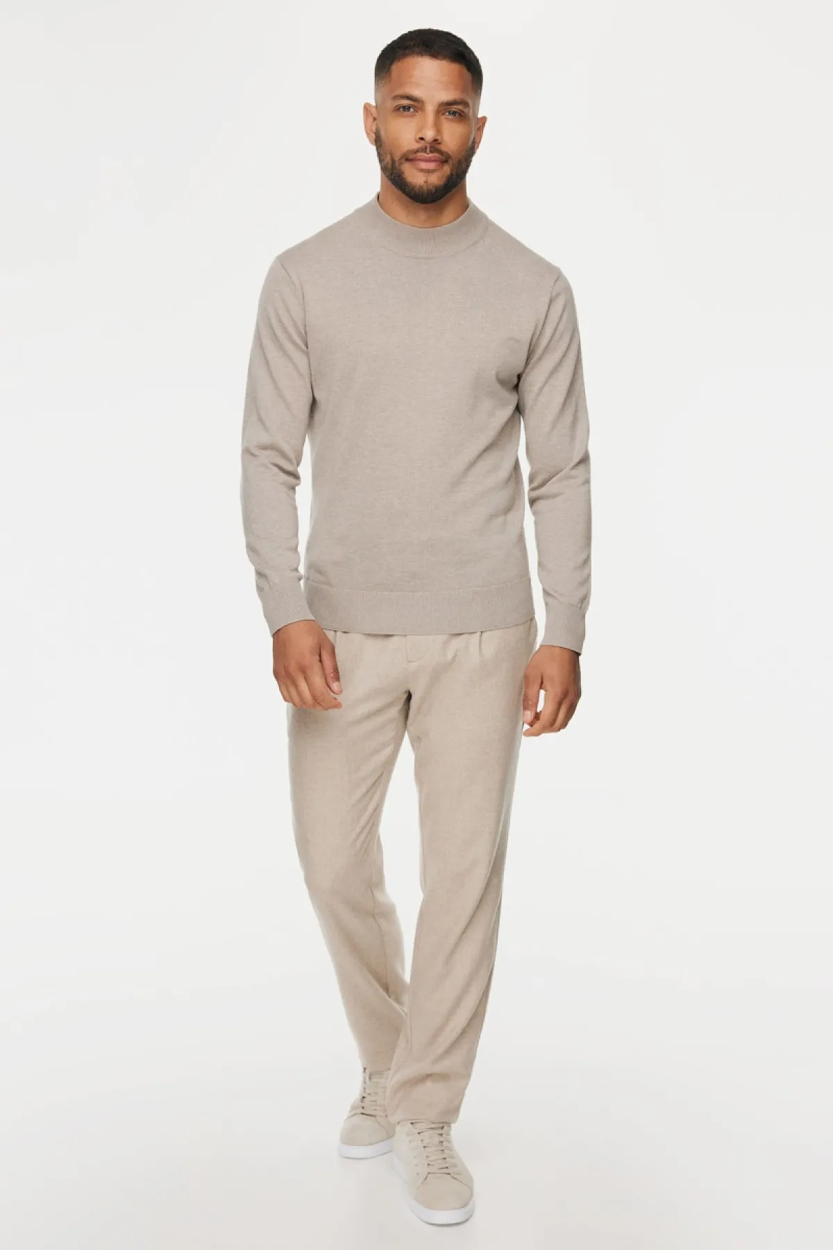Turtle Neck | Beige