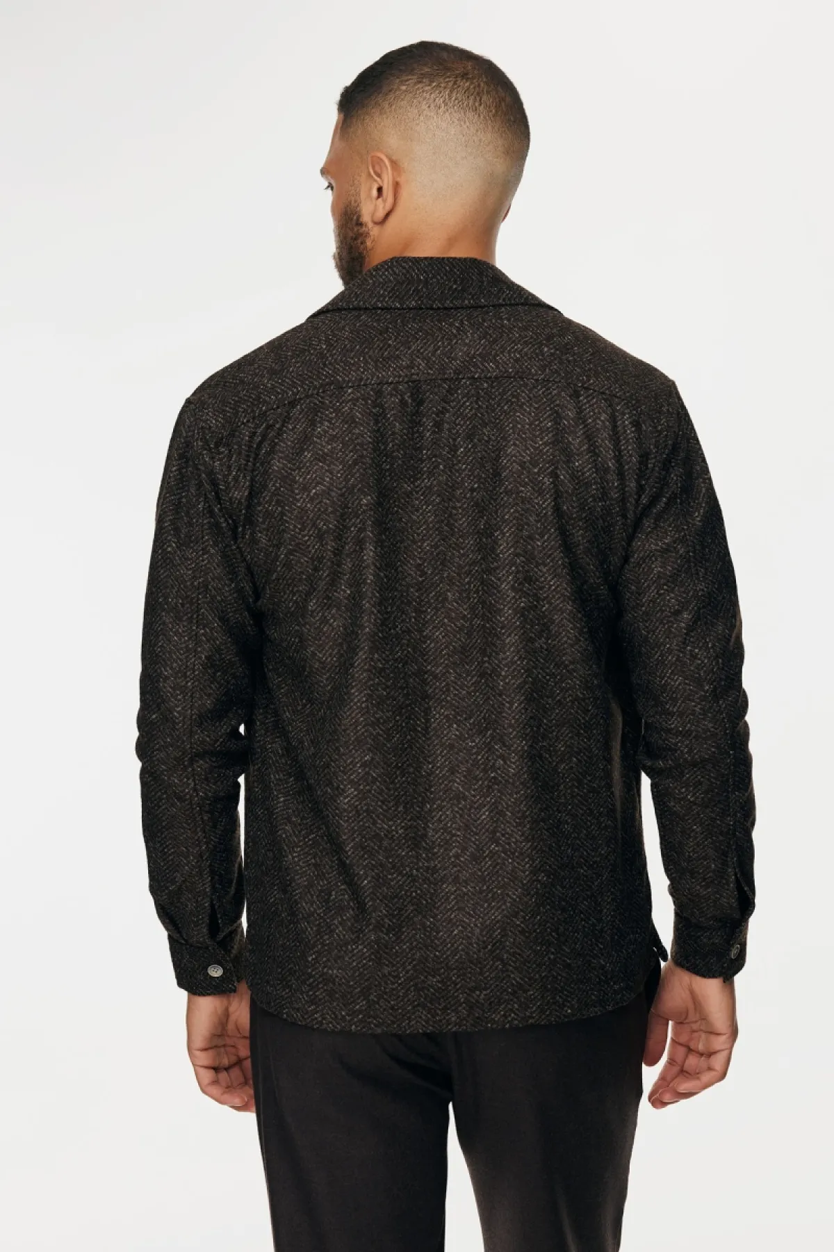 Overshirt Aldo | Donkerbruin