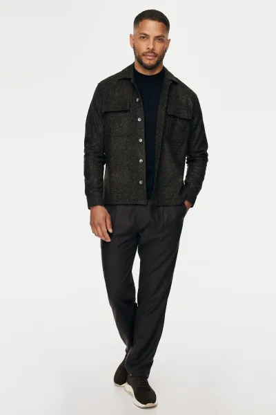 Overshirt Aldo | Donkerbruin
