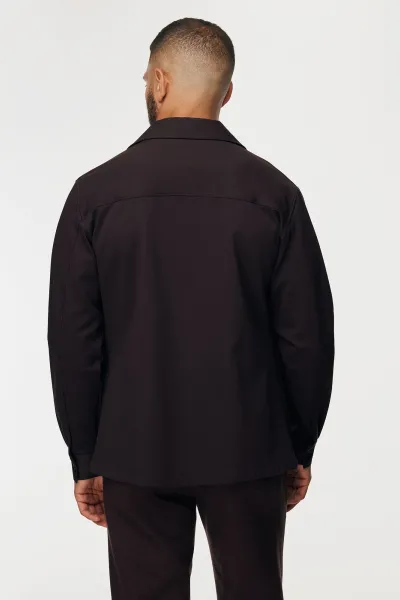 Overshirt Ryan | Donkerbruin