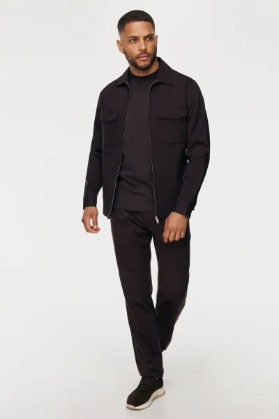Overshirt Ryan | Donkerbruin