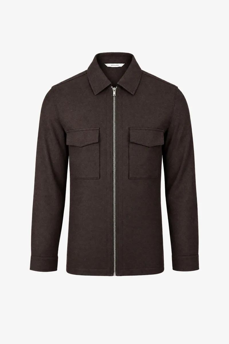 Overshirt Bonucci | Donkerbruin
