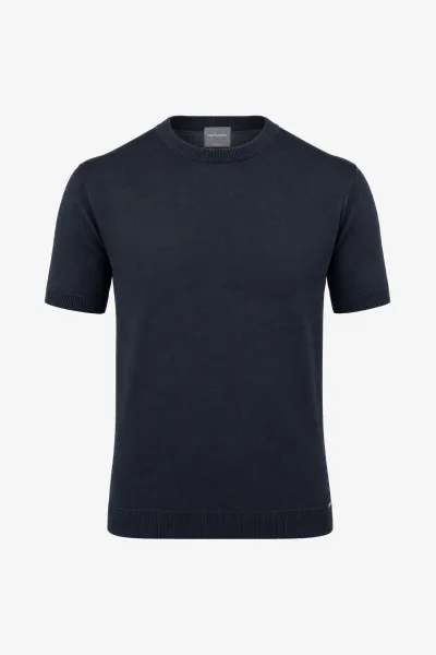 Roundneck T-shirt | Donkerblauw