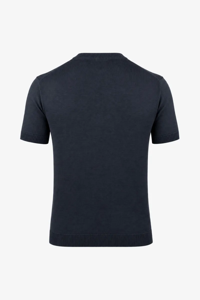 Roundneck T-shirt | Donkerblauw
