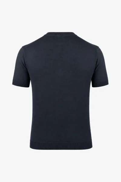 Roundneck T-shirt | Donkerblauw