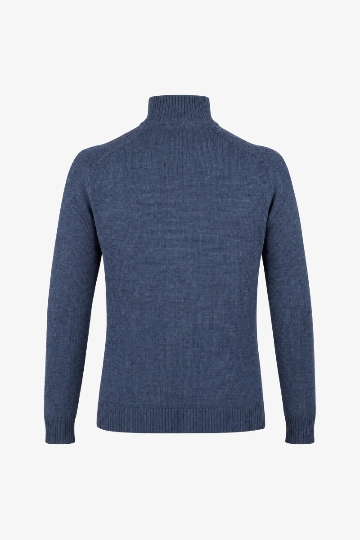 Buttoned Turtle Zip | Blauw