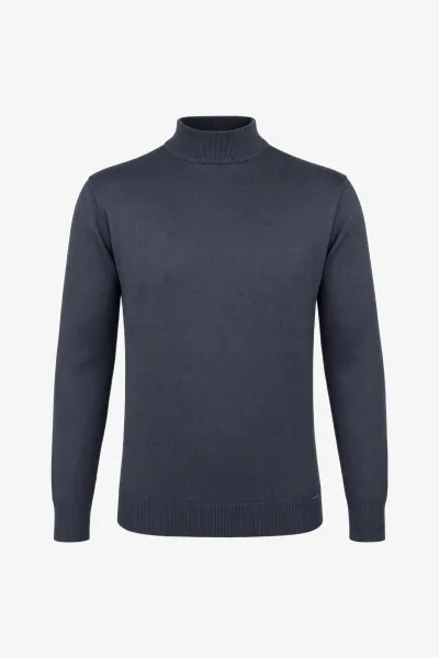 Turtle Neck | Donkerblauw