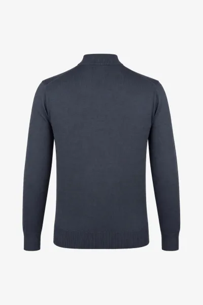 Turtle Neck | Donkerblauw