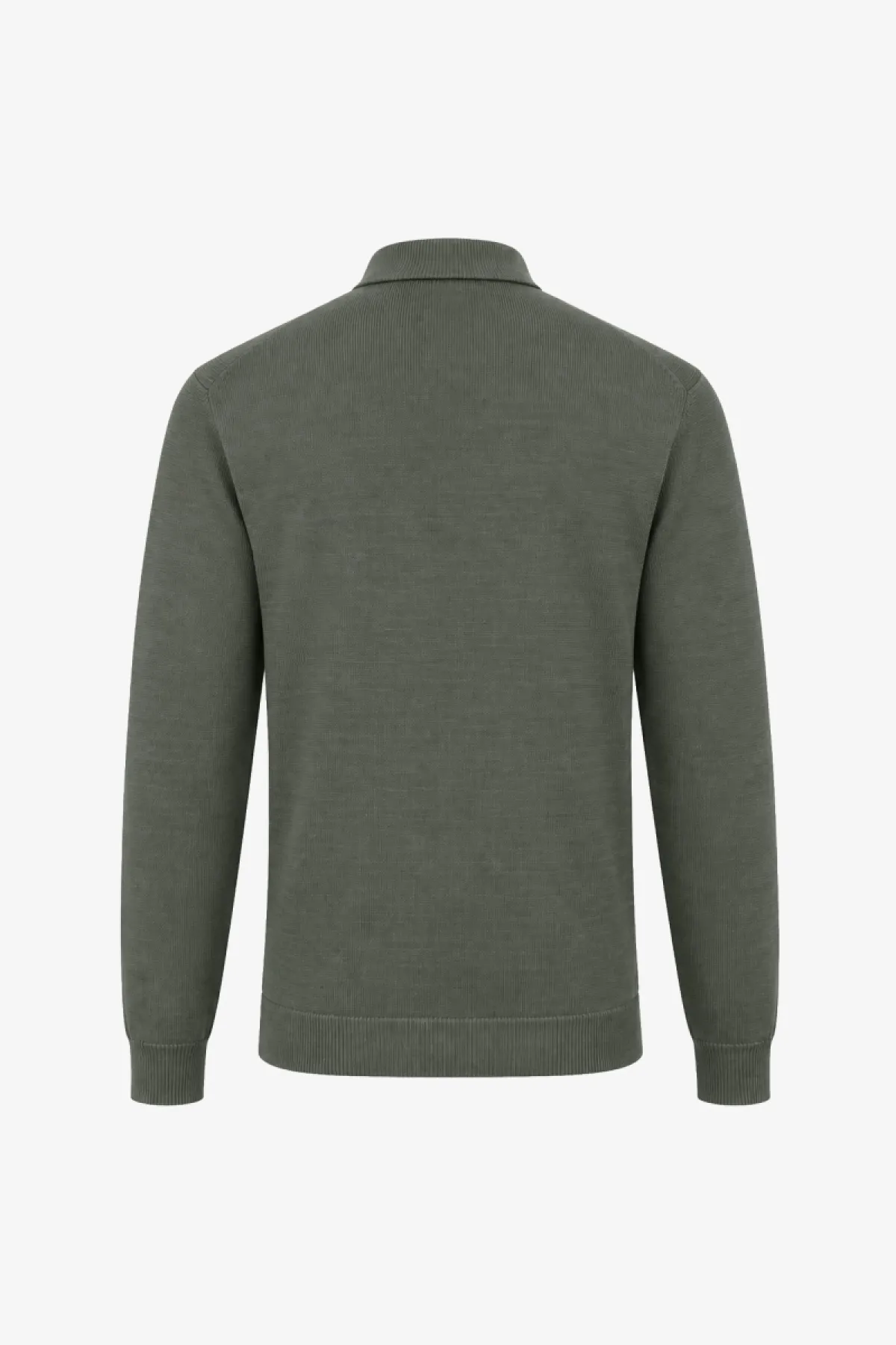 Longsleeve Polo Zip | Groen