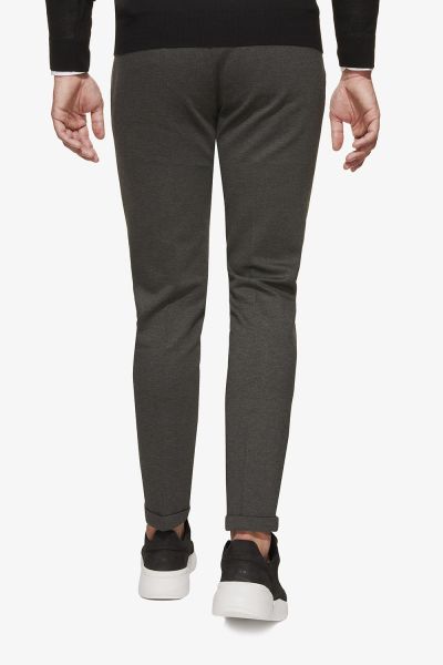 Jersey broek donkergrijs