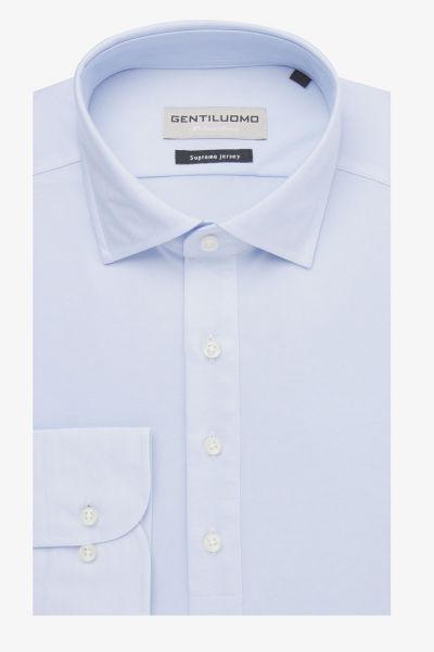 Supreme jersey popover lichtblauw