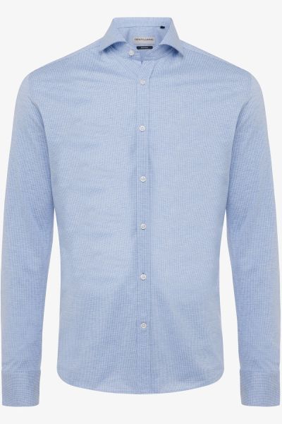 Dynamic overhemd fashion-fit blauw print