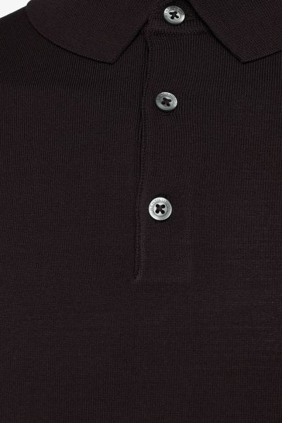 Cool dry polo donkerbruin