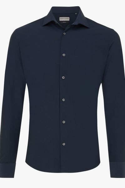 Dynamic overhemd fashion-fit donkerblauw