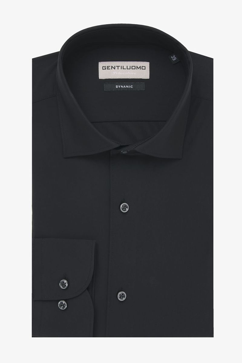 Dynamic overhemd fashion-fit zwart