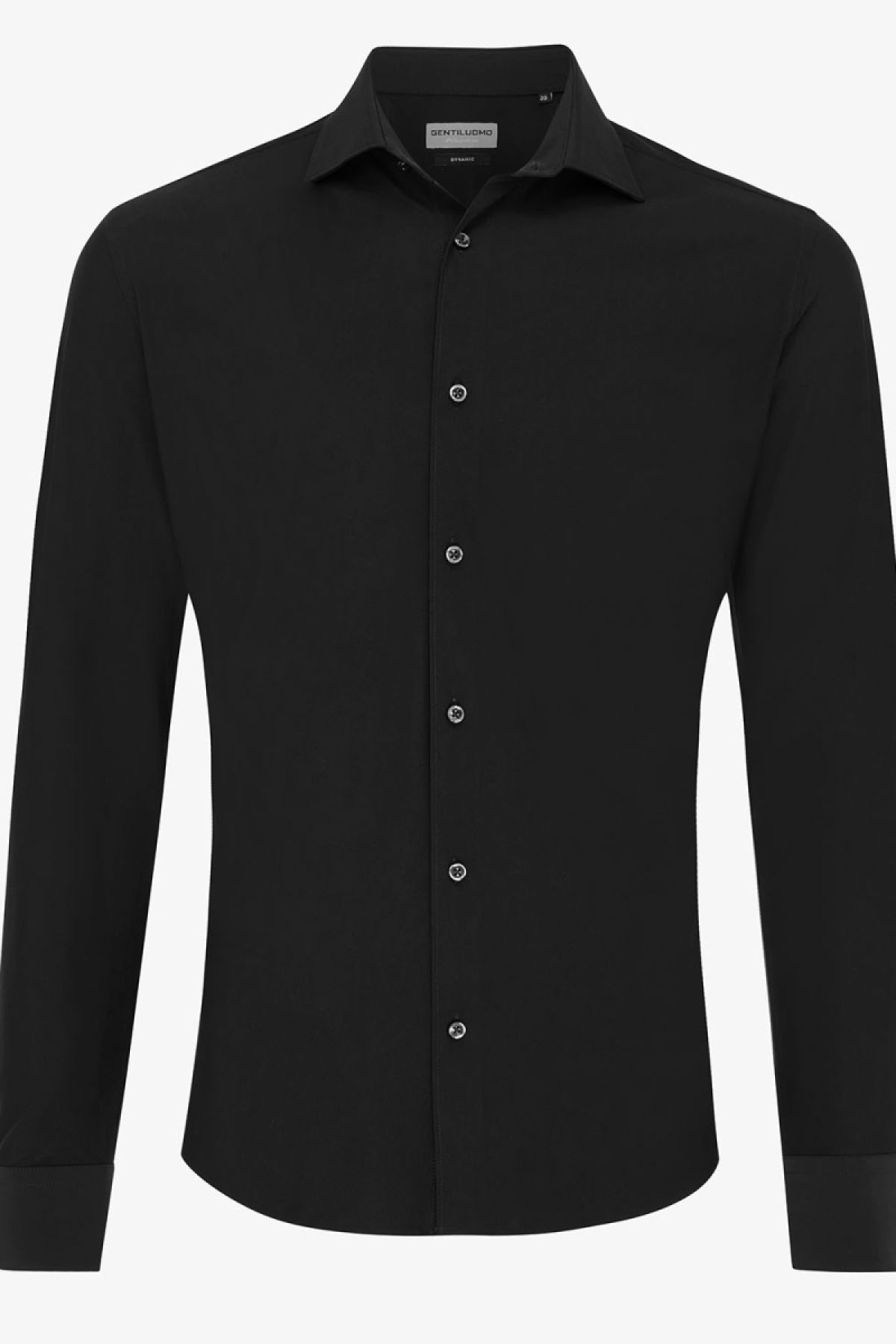 Dynamic overhemd fashion-fit zwart