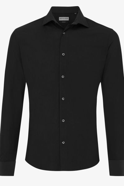 Dynamic overhemd fashion-fit zwart
