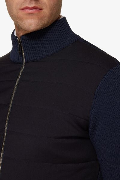 Gold padded jack donkerblauw
