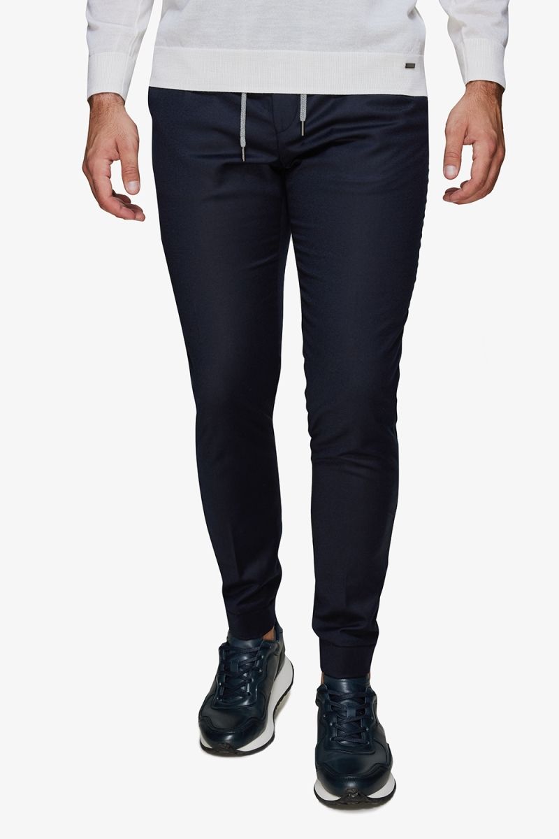 Heren Kleding voor voor Broeken ASOS Wol Super Skinny Zacht Elegant Colbert Van Wolmix in het Blauw voor heren pantalons en chinos voor Nette broeken 