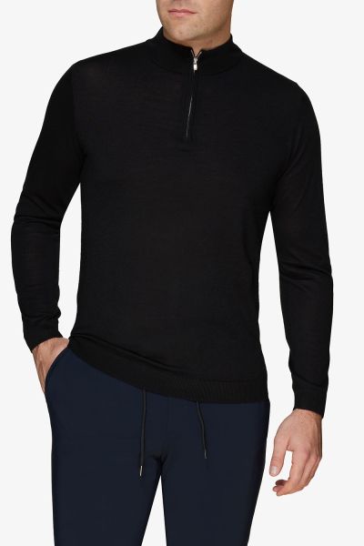 Gold turtle zip zwart