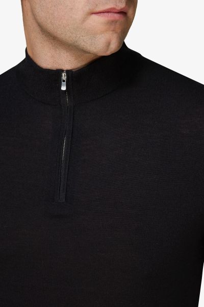 Gold turtle zip zwart