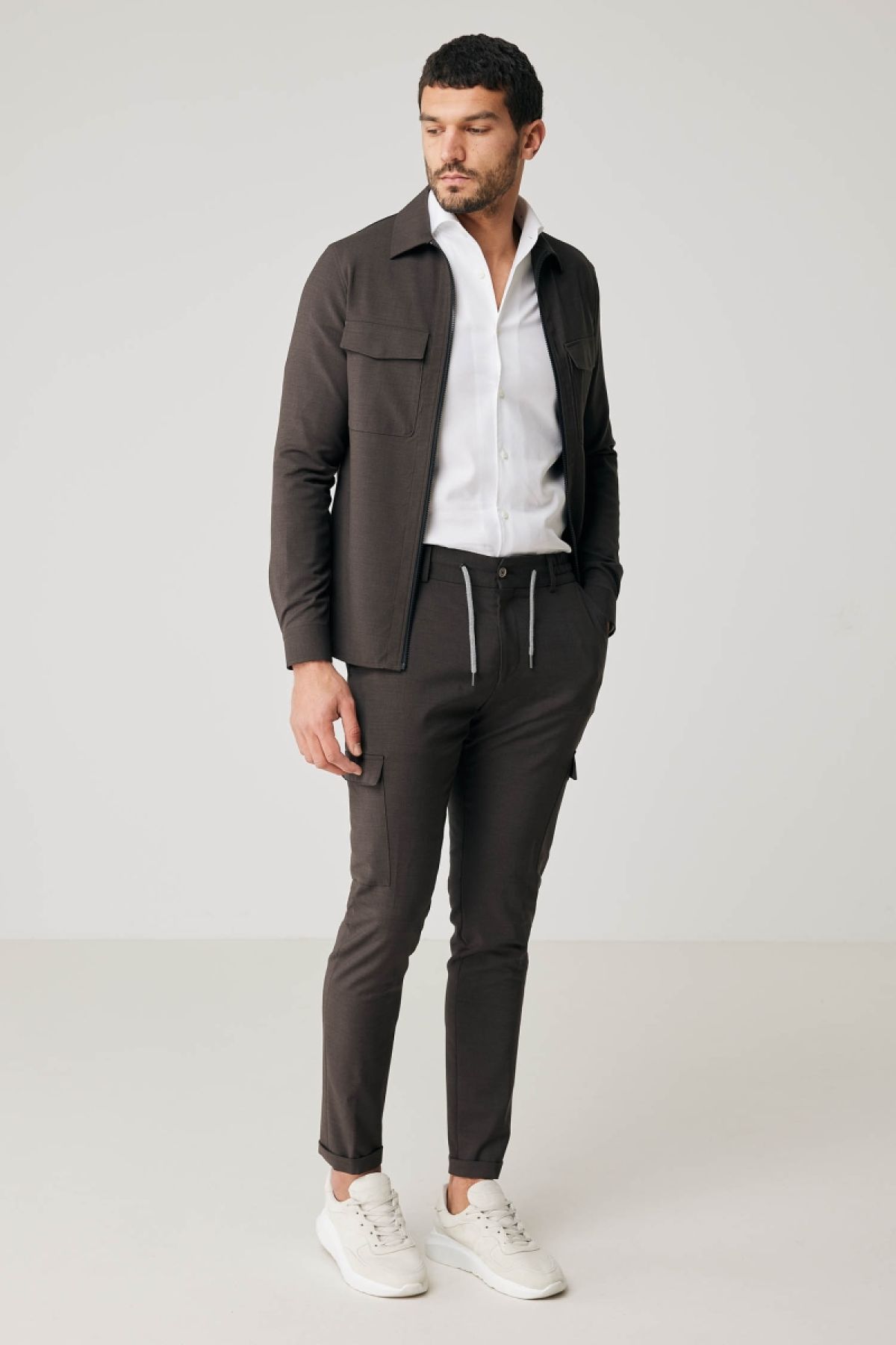 Overshirt Bonucci B-Dynamic bruin