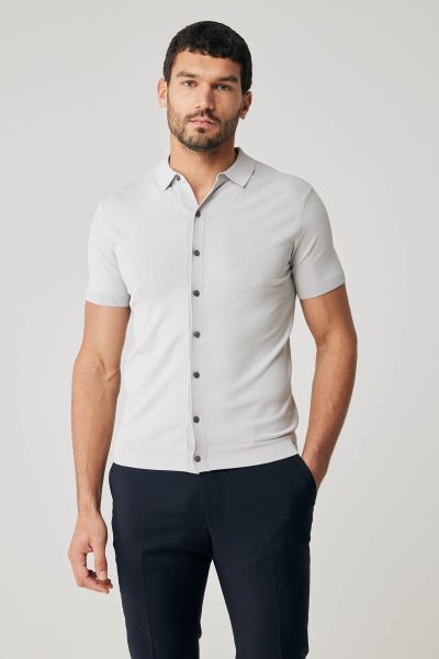 Cool dry polo 8 knoop beige
