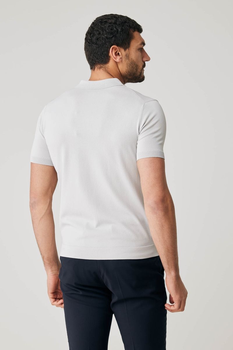 Cool dry polo 8 knoop beige