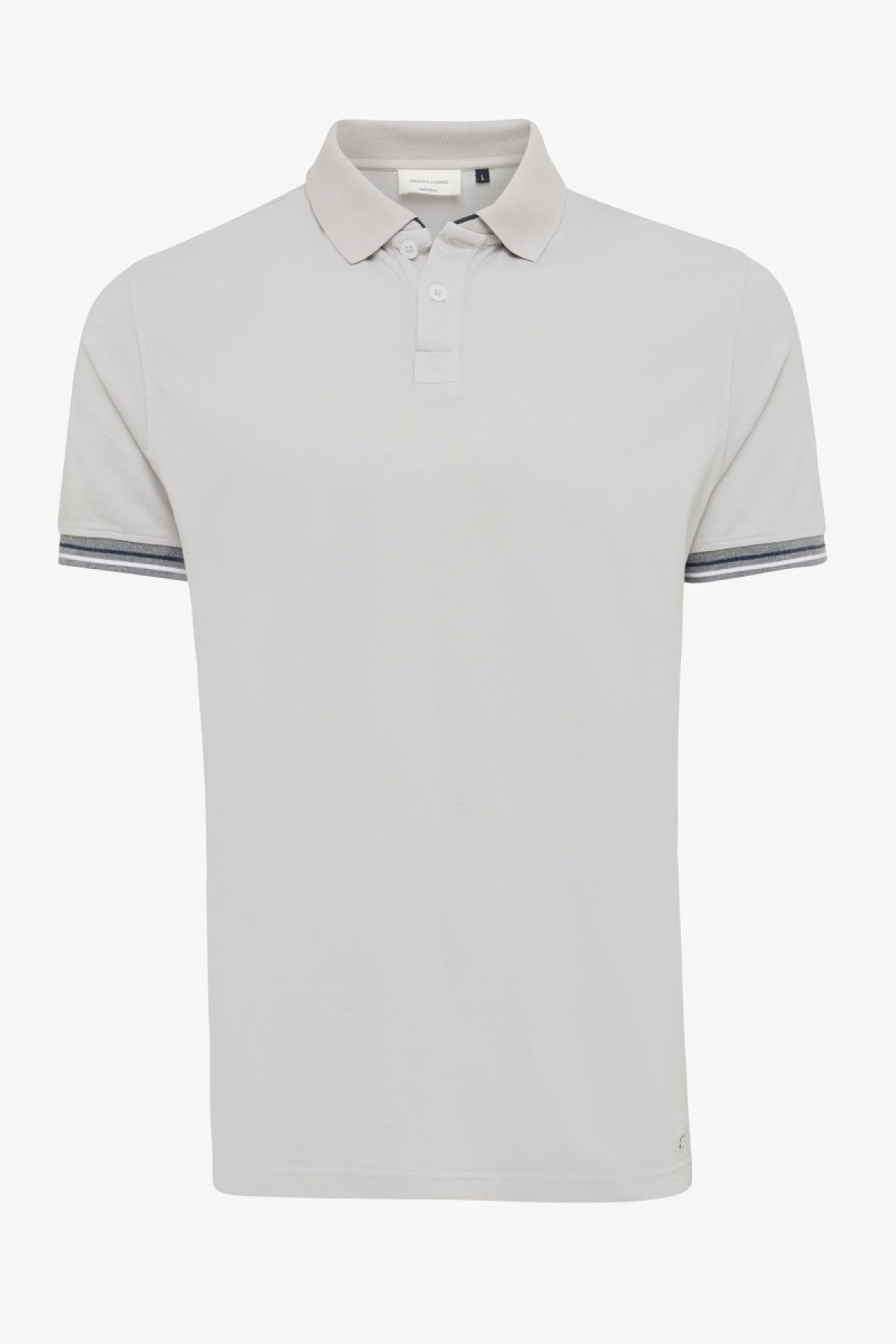 Pique polo beige