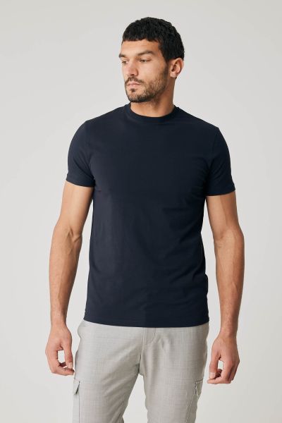 Ice cotton t-shirt donkerblauw