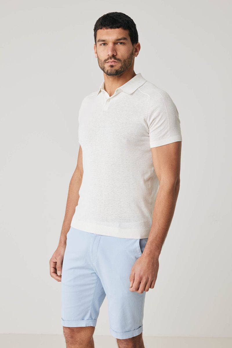 Gold polo blauw
