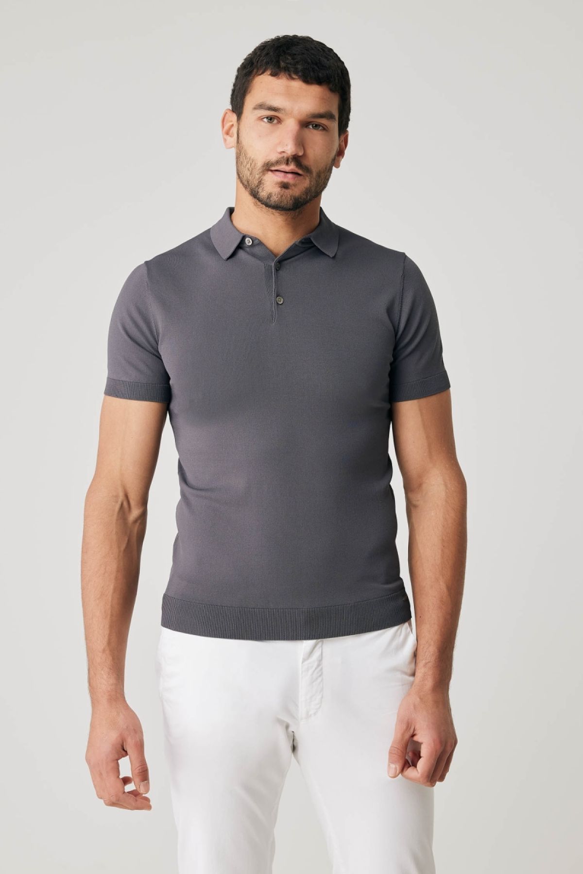 Cool dry polo grijs