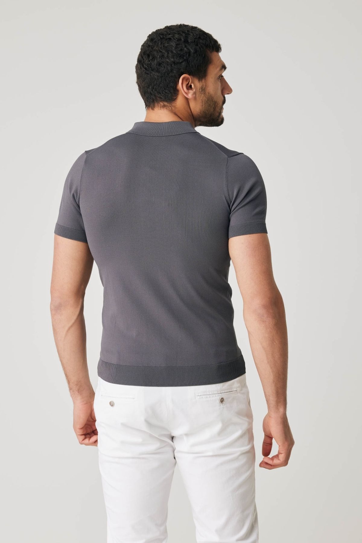 Cool dry polo grijs