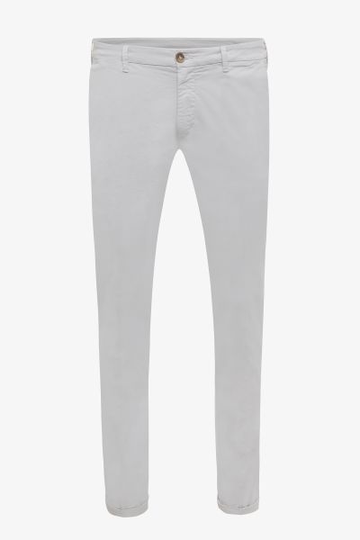 Katoen stretch chino grijs