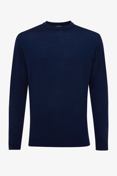 Gold trui ronde hals donkerblauw