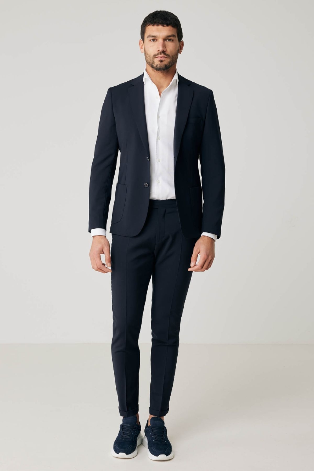 B-Dynamic pantalon donkerblauw