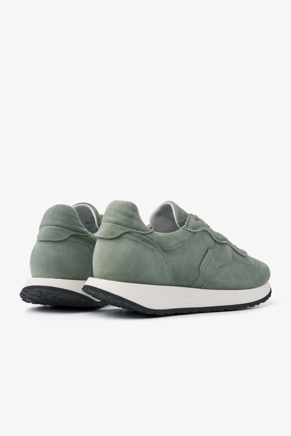 Sneaker nero groen