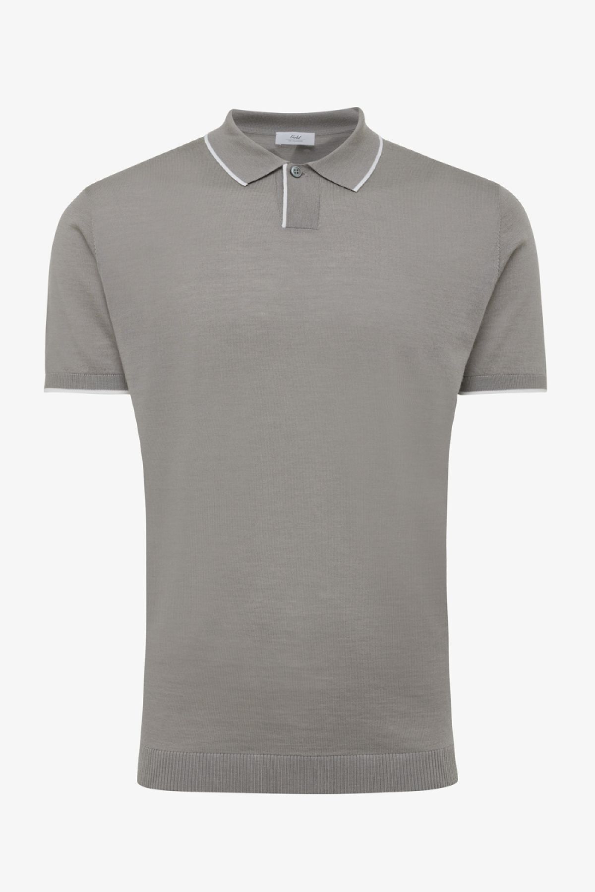 Gold polo 1 knoop taupe