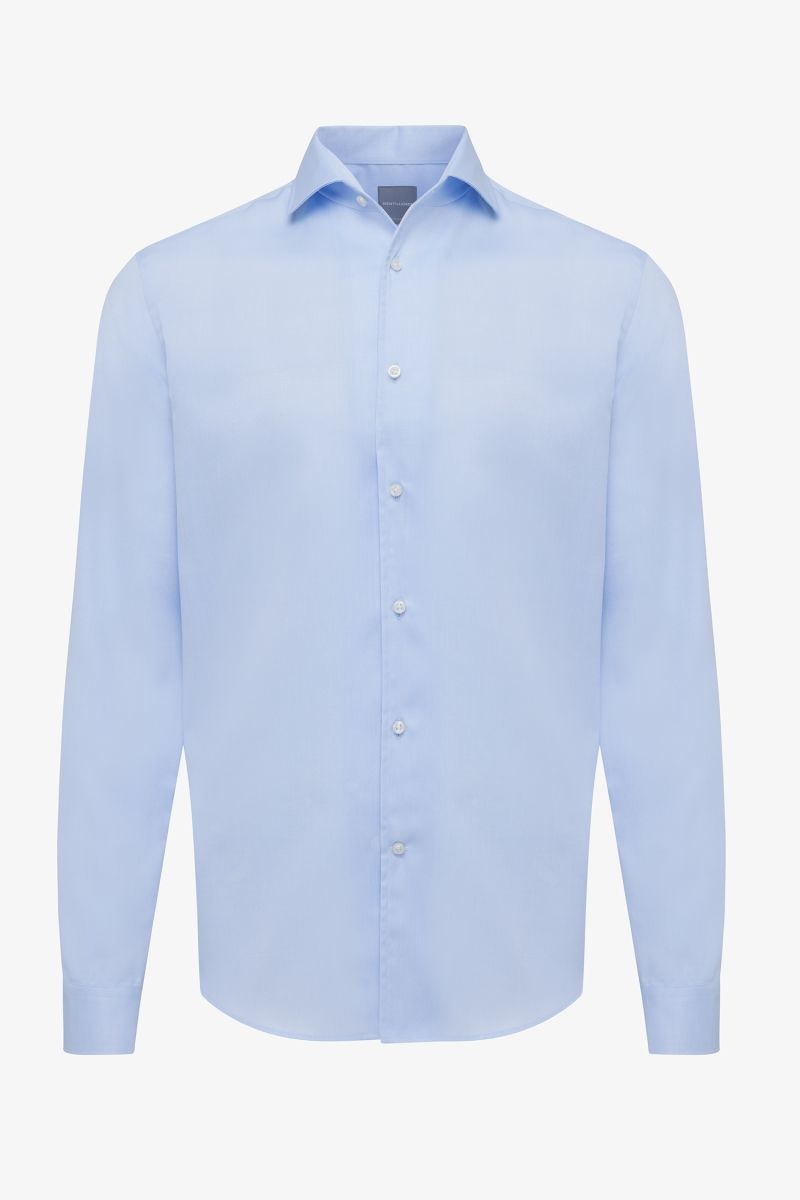 Overhemd veneto slim-fit lichtblauw