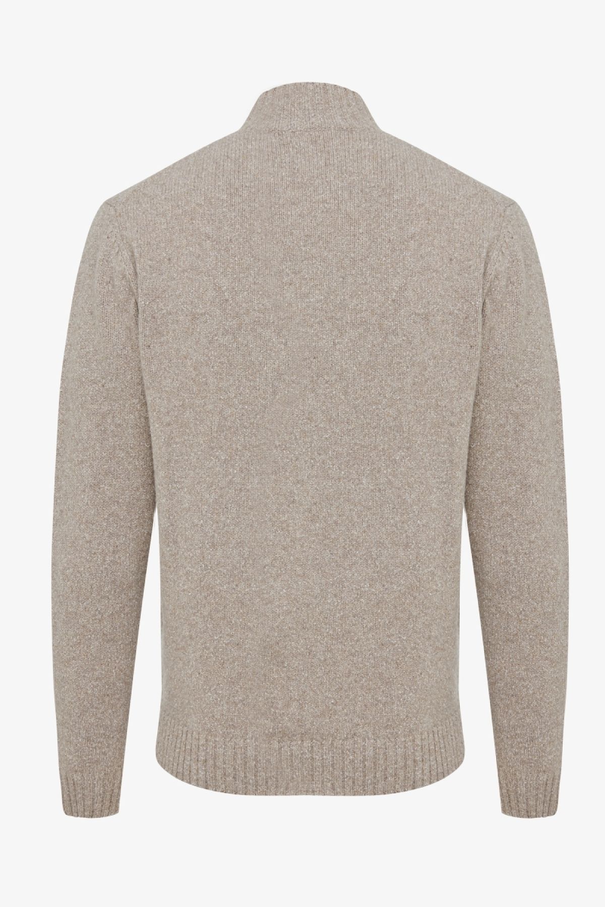 Camel wol zijde button turtle