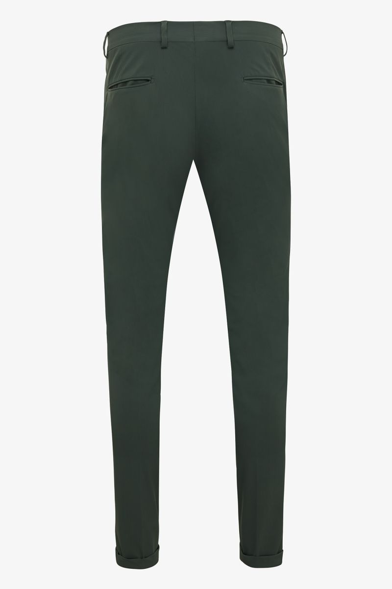 Groene dynamic stretch pantalon
