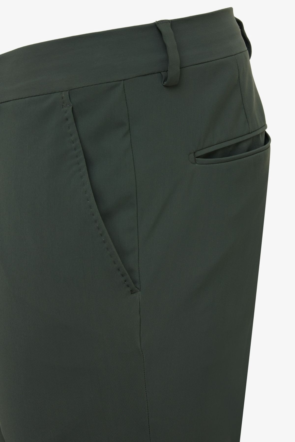 Groene dynamic stretch pantalon